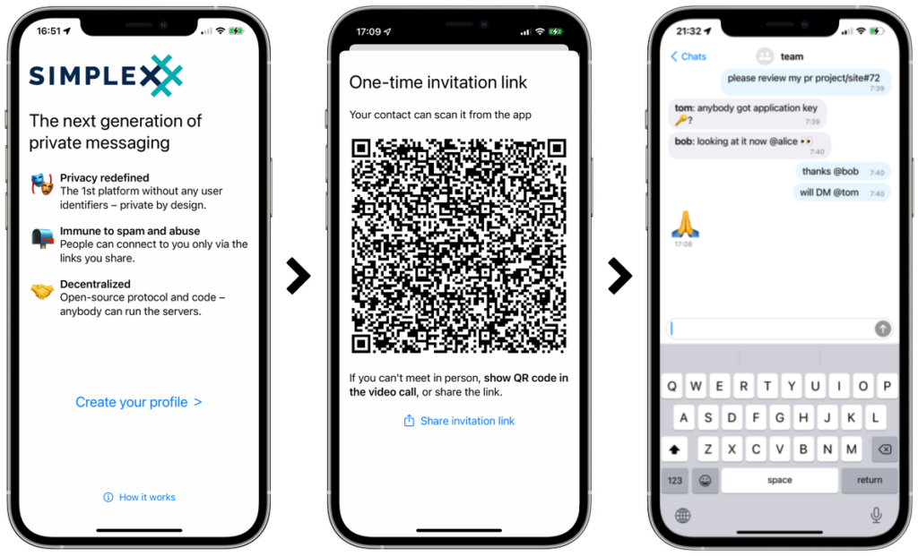 Session and SimpleX – encrypted messenger comparison